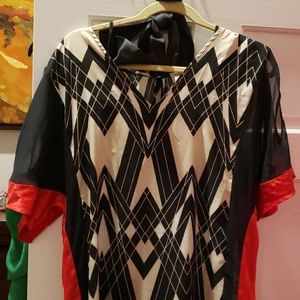 Ny&co lightweight dress with cut out sleeve